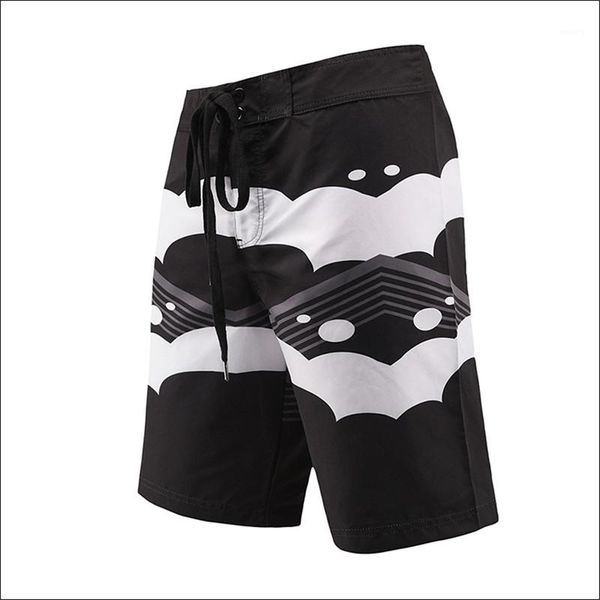 

shorts summer designer drawstring sports short pants fashion beach male shorts black and white wave print mens, White;black