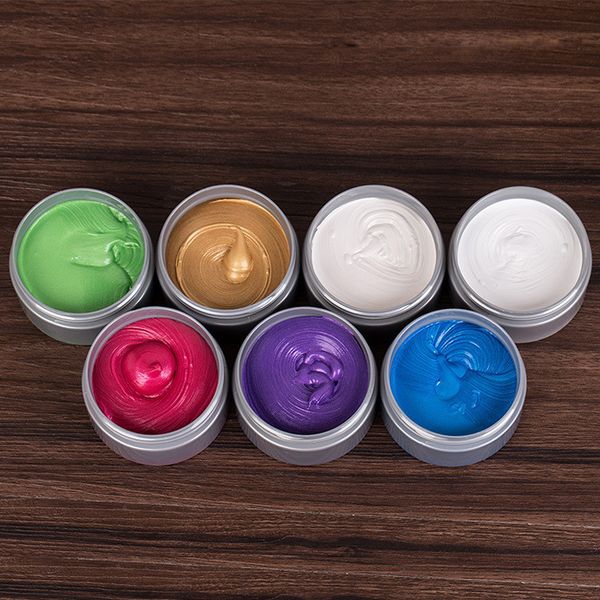 

fashion natural colorful wax hair mud hair styling model product hair clay disposable styling private label organic beeswax