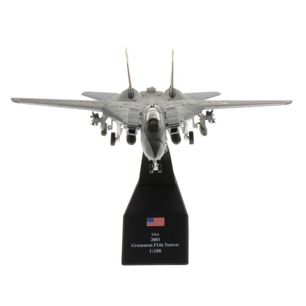 

1: 100 3d модель f-14 tomcat атаки истребитель модели самолета игрушки