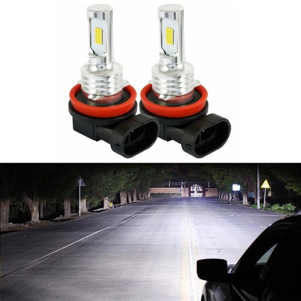 

car led heandlight h4 h7 h1 h16 h11 h9 h8 h3 bright 6000k white 3200lm led headlamp bulb for high beam low beam 2 pcs