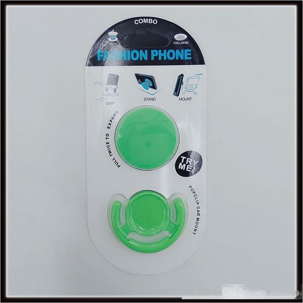 

2019 phone stands holder with car clip mount grip stent deskstand finger holder selling