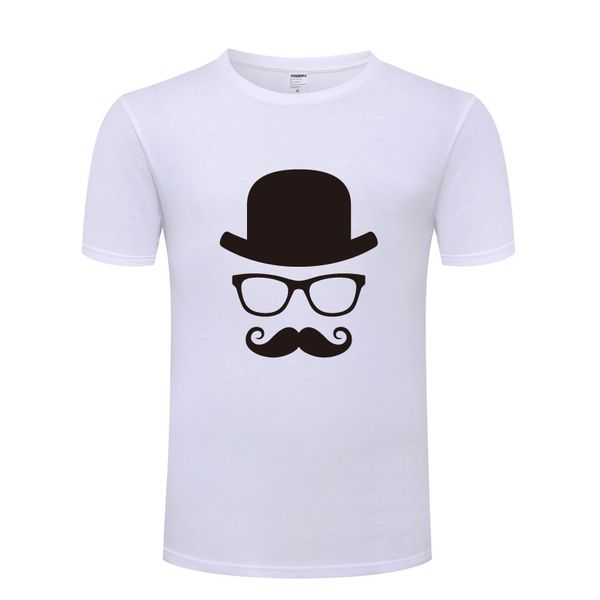 

hat glasses mustache creative mens men t shirt tshirt 2018 new short sleeve o neck cotton casual t-shirt tee