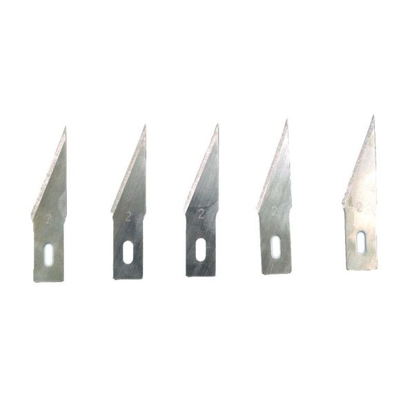 

wlxy 5pcs #2 precision steel blades for wood carving tools engraving craft sculpture knife scalpel cutting tool for phone pcb re