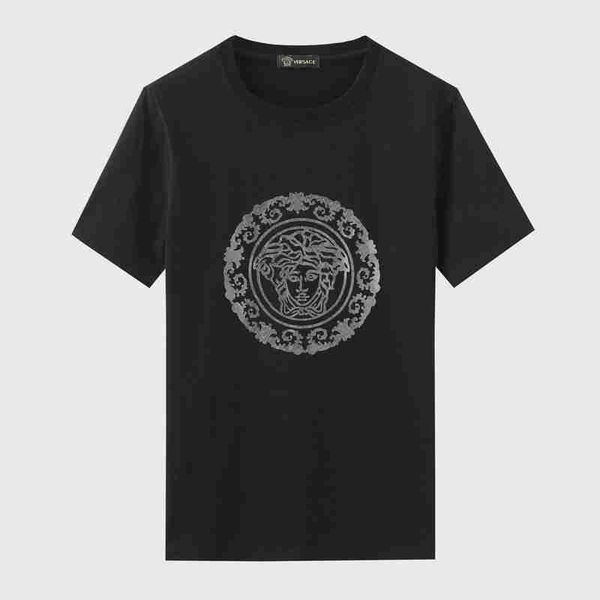 

mens designer t shirts summer t shirt crane printing designer t shirt hip hop fashion men women short sleeve tees qaq v1, Gray