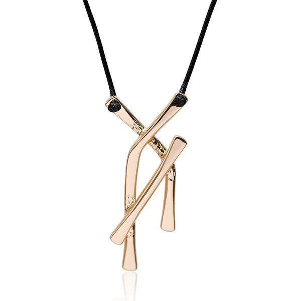 

geometric irregular pendant necklace gold color jewelry zinc alloy fashion temperament for women wedding birthday jewelry, Silver