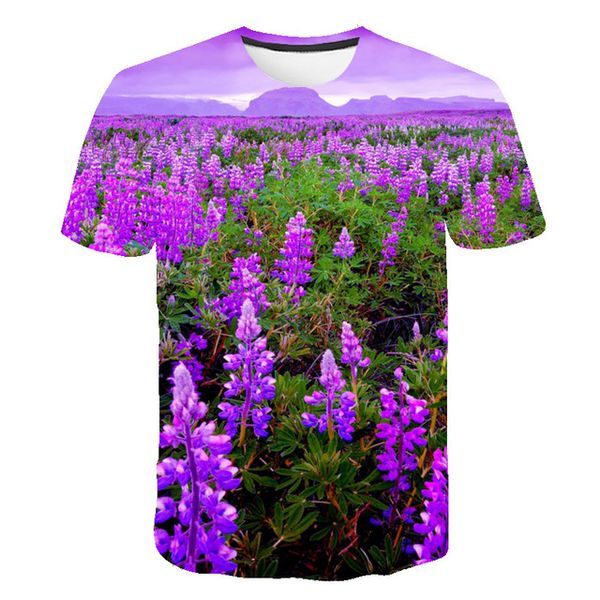 

tulip rose flower mens men 3d print shirts hentai horror graphic men clothing
