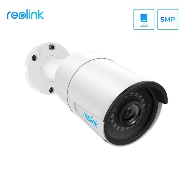 

reolink poe camera outdoor 5mp outdoor waterproof infrared 30m night vision security video surveillance rlc-410
