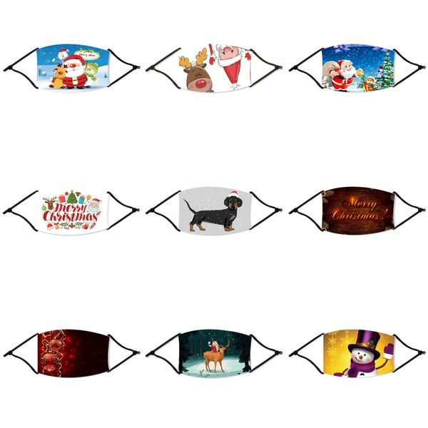 

lady fashion face christmas masks chiffon spring summer breathable christmas masks washable reusable christmas mask for elegantsunscreen #82, Black