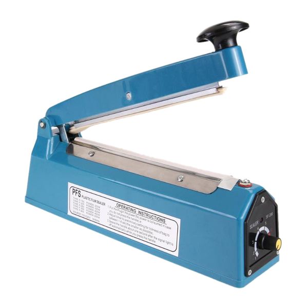 

vacuum food sealing machine 220v 300w 8 inch impulse sealer heat kitchen bag packing tools eu plug