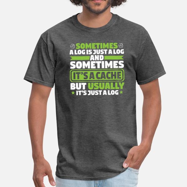 

тайники geocacher geocache кэширование кэш подарков тенниска мужчины характер майка crew neck одежда graphic новая мода лето природные рубаш