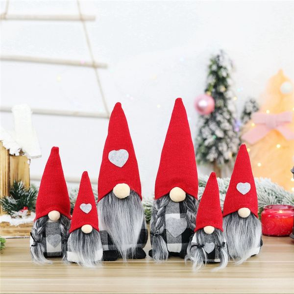 

christmas gnomes doll mrs mr santa scandinavian swedish tomte gnome figurines xmas ornaments home decoration jk2008ph