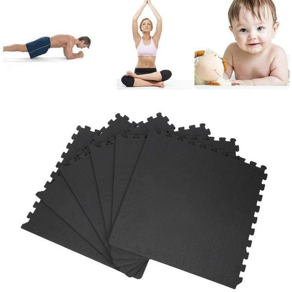 

6 pcs yoga mat eva children mat non-slip comfort fitness waterproof exercise for exercise yoga pilates indoor sports