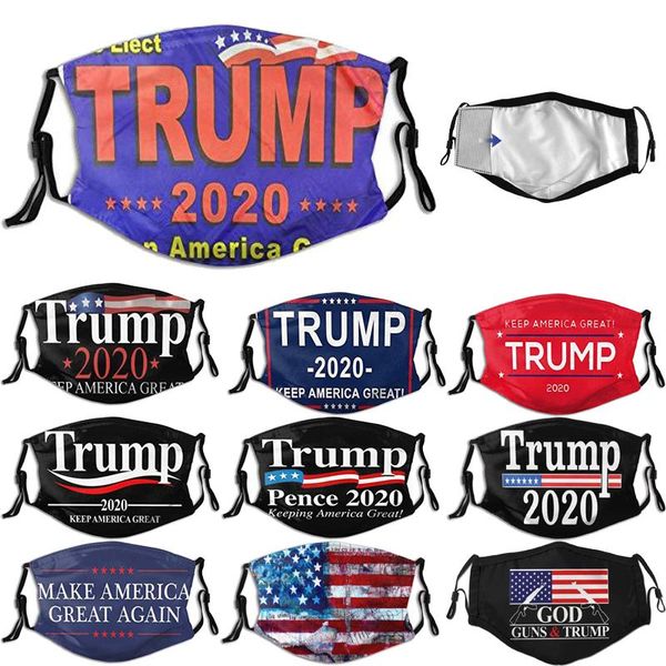 

trump face mask 2020 trump american election supplies make america great again fashion adjustable masks replaceable filter cycling mask