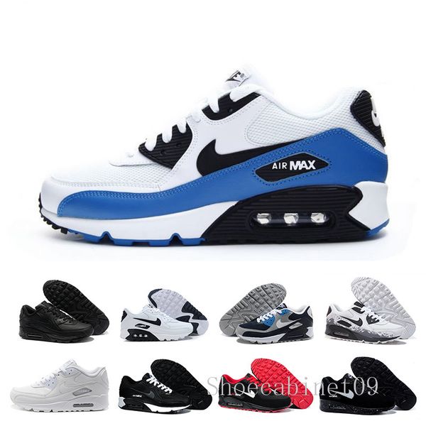 

новый дизайн 2019 на воздушной подушке 90 повседневный бегущих женская обувь дешевые черный белый красный 90 тапки классический air90 тренер