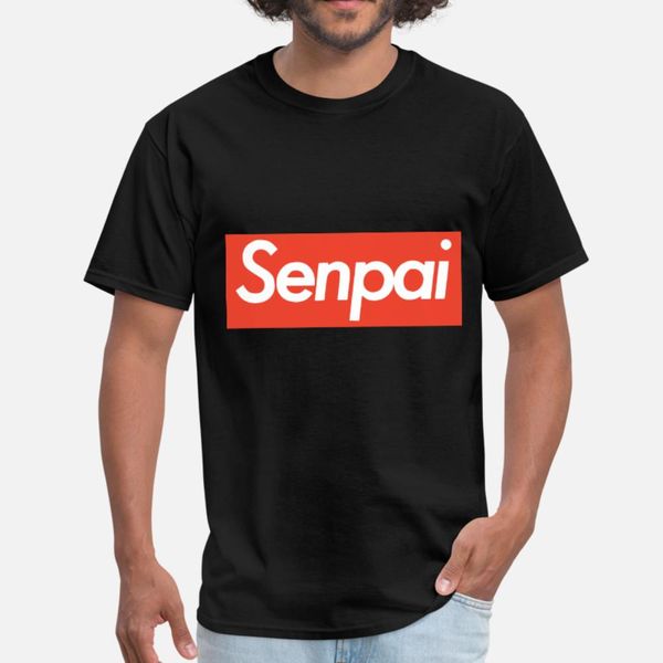 

senpai notice me japanese anime daughter t shirt men printed 100% cotton round collar homme famous breathable summer style standard shirt