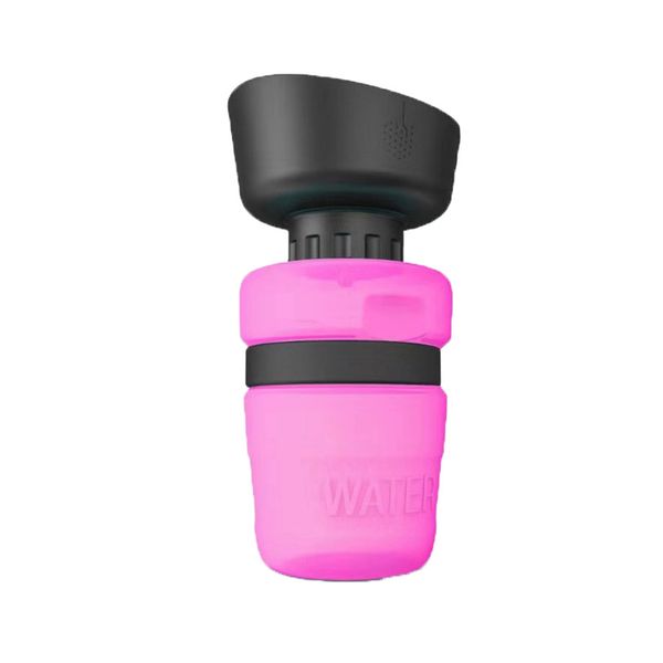 

non toxic safe squeeze 2 in 1 portable pet easy clean dog water bottle durable