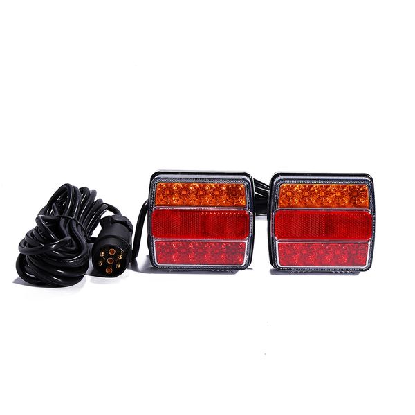 

bike lights 16+10led double color truck with net tail light kit (red and yellow lampshade)