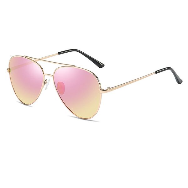

vintage pilot sun glasses polarized coating mirror sunglass, White;black