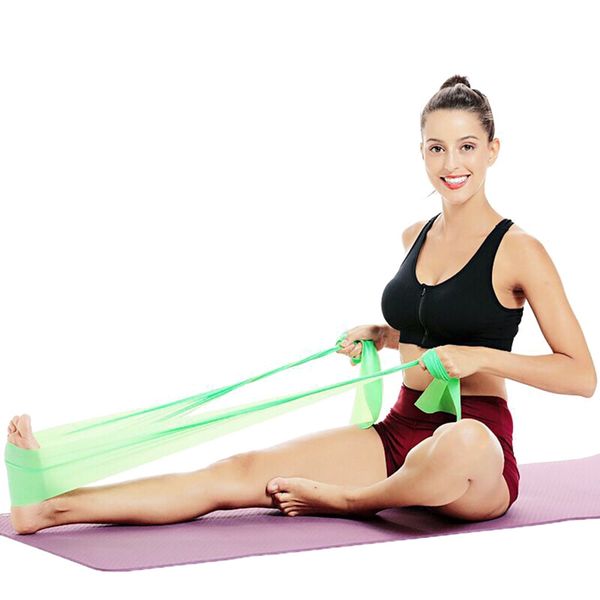 

fitness exercise resistance bands rubber yoga elastic band 150cm resistance band loop rubber loops for gym training