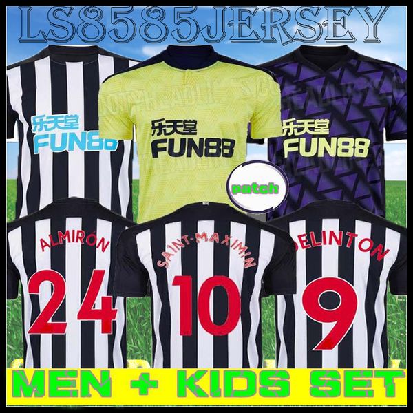 

s-2xl new 20 21 nufc soccer jerseys shelvey 2020 2021 joelinton football shirt almiron ritchie gayle equipment united men jerseys, Black;yellow