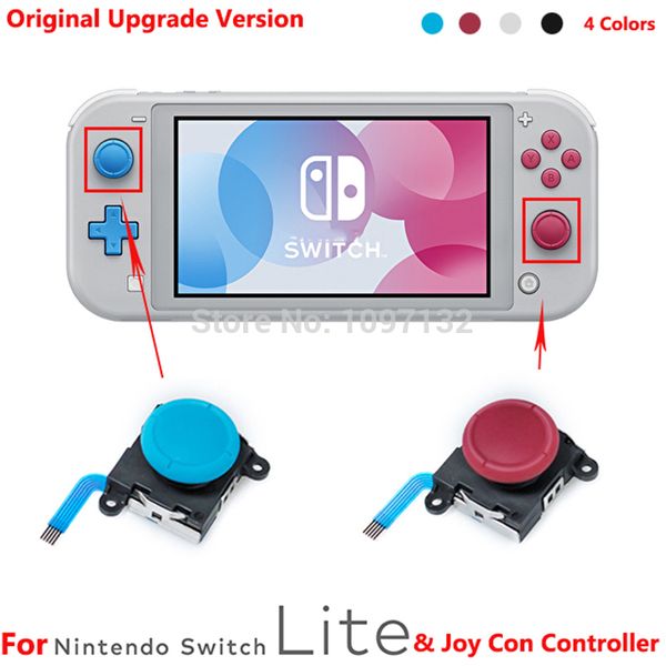 

3d analog joystick thumb sticks sensor replacements for switch joy con controller for nintendoswitch lite console