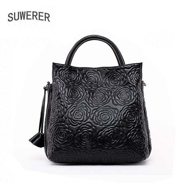 

women's leather bag 2020 luxury original embossed handbag women bag handmade ethnic style crossbody designer