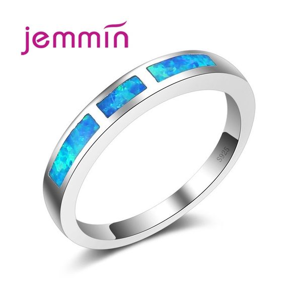 

fine quality thin blue fire opal rings for women wedding jewelry sterling silver men engagement anniversary finger ring, Golden;silver