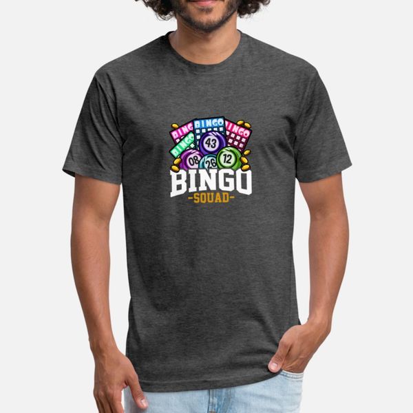 

bingo squad funny ball lottery gift t shirt men crazy 100% cotton size s-3xl costume crazy new style summer style leisure