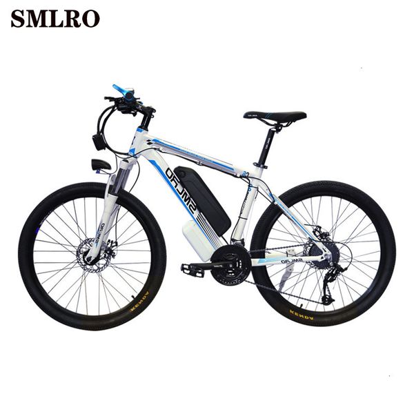 

can choose samsung battery bike good c6 quality 26 inch mtb electric mountain bike mtb for adults, Silver;blue