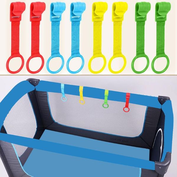 

8pcs baby learning standing hand ring ring hanging crib car toddler pull crib toddler car plastic pull 2020 new