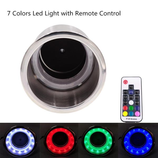 

car cup holder drinking bottle holder organizer stowing tidying for auto car home styling decoration with 7 color led light