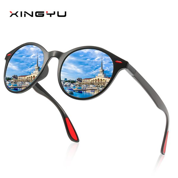 

design men women classic retro rivet polarized sunglasses tr90 legs lighter design oval frame uv400 protection, White;black