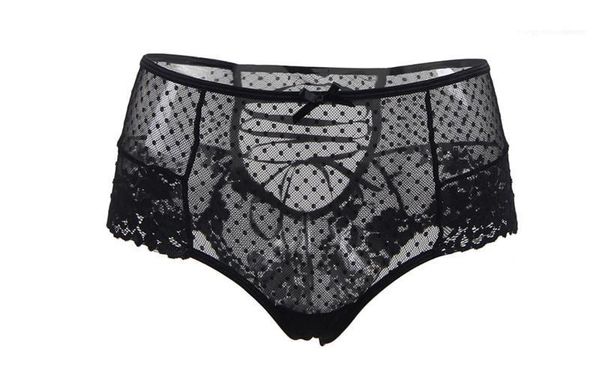 

womens clothing designer women lace panties ribbon perspective confortable underwear european american mid waist underwear, Black;pink