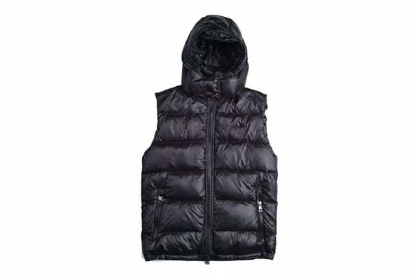 

fashion france winter jacket mens homme tyle vest canada gilet down vest down jacket jassen expedition parka chaquetas outerwear, Black;white