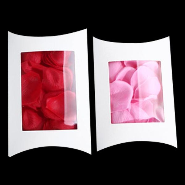 

gift wrap 30pcs/ lot kraft paper pillow packaging window box for packing jewelry ring earing favor party candy foldable