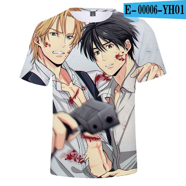 

new banana fish 2 3d full print cool 3d print shirts hentai harajuku anime men clothing