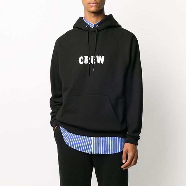 

20ss qaulity men designer hoodies letter print 100% cottom sweater hoodie mens women sweatshirt mens clothing sc305, Black