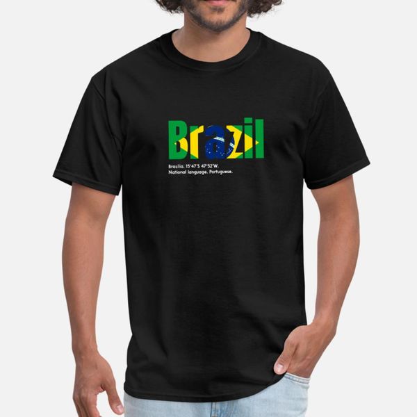 

brazil rio t shirt men design cotton s-xxxl family graphic building summer letters shirt