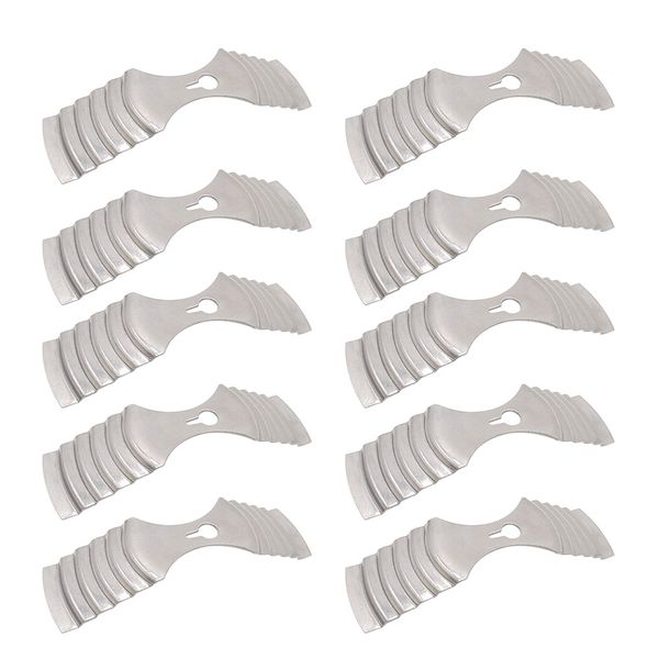 

10шт / комплект diy свеча wick держатель из нержавеющей стали уикс fixed центрирующее устройство