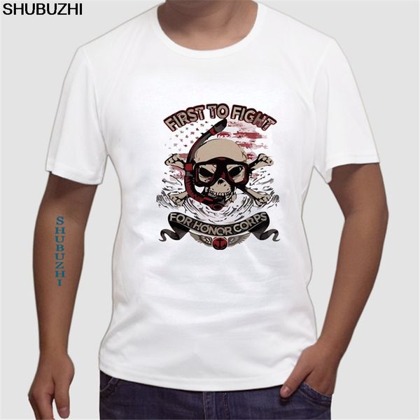 

new make t shirts first to fighht us navy seal t shirt -special forces - us marineman casual tee shirt euro size