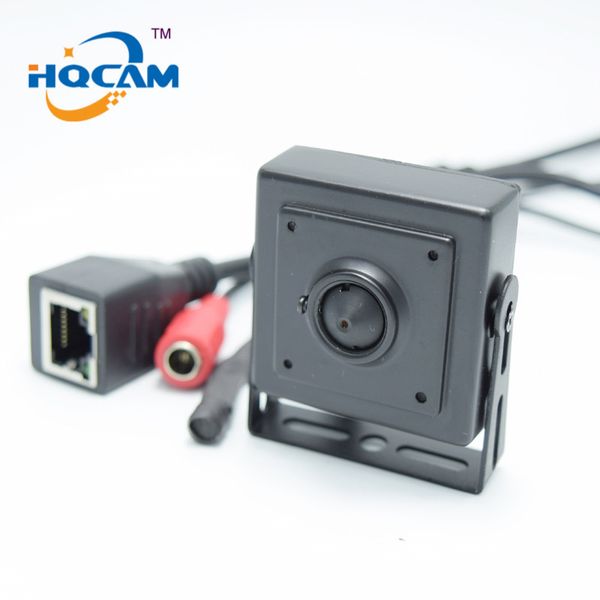 

cameras hqcam mini ip camera 720p 2.8mm lens onvif 2.0 hd h.264 p2p mobile phone surveillance cctv external microphone