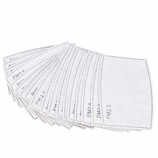 

5 pm2.5 layer mask disposable filter protective face masks replacement pad inner gaske u0f2