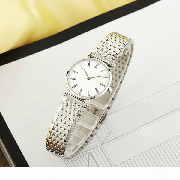 

classique l4.209.4.11.6 brand luxury digital casual watch women's business geneva wristwatch quartz watch, Slivery;brown