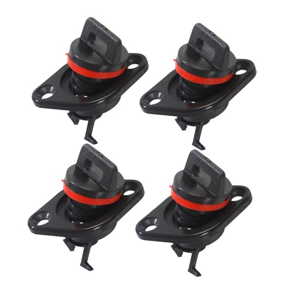 

4pcs nylon oval garboard drain plug boat fits 1'' hole thread for 3/4