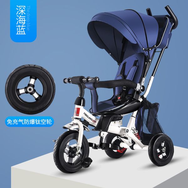 

2020new children's bike three wheel bicycle baby push rotating seat absorption children's bike