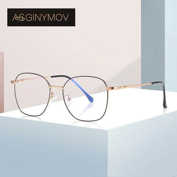 

fashion sunglasses frames as ginymov men women titanium glasses big size eye frame optical myopia hyperopia spectacle light eyewear, Black