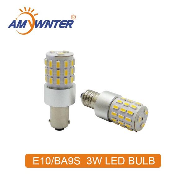 

amywnter 12v car ba9s led 24v bulbs for t4w ba9s led canbus 3w power interior bulbs reading light car light sourse