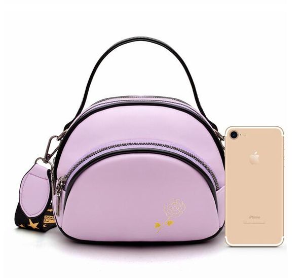 

2020 fashion girl mini shoulder bags pu women crossbody three layers small handbag leather