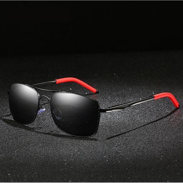 

mimiyou square polarized sunglasses men fishing driver sports sunglasses male driving sun glasses brand uv400 eyeglasses shades, White;black