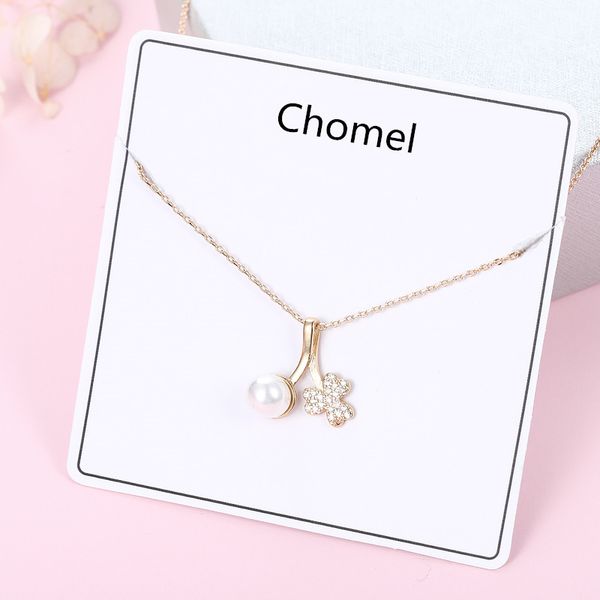 

сингапур chomel ожерелье женщина fritillaria луна и звезды кулон новый чистый красный неосновных light luxury простой clavicle11, Silver